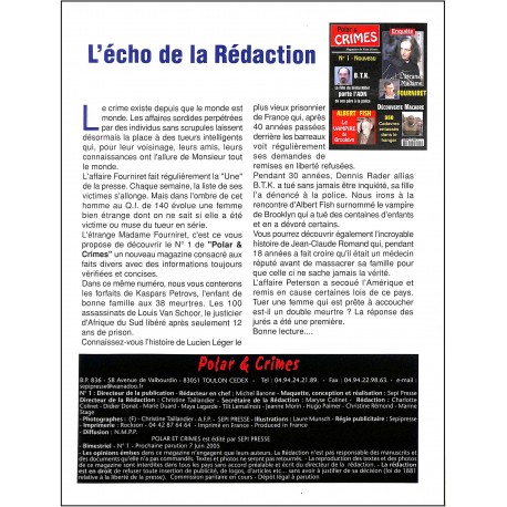 POLAR & CRIMES |Premier Numéro