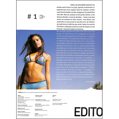 COULISSES MAGAZINE |Premier Numéro