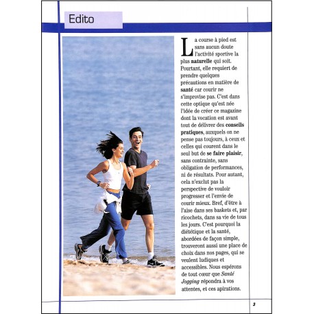 SANTÉ JOGGING |Premier Numéro
