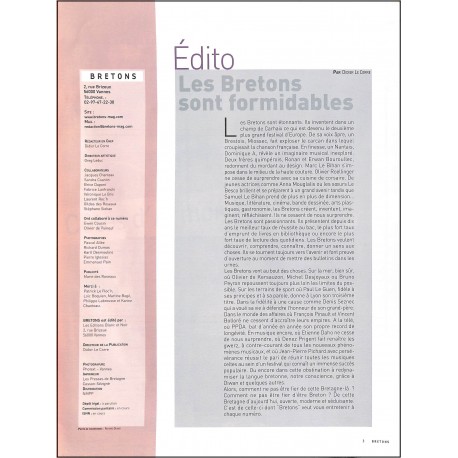 BRETONS |Premier Numéro