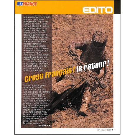 MX FRANCE MAGAZINE |Premier Numéro