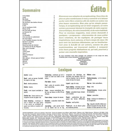 CRÉATION SCRAPBOOKING |Premier Numéro