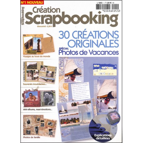 CRÉATION SCRAPBOOKING |Premier Numéro