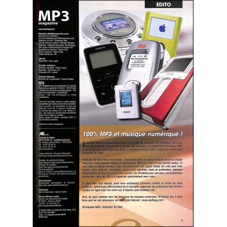 MP3 MAGAZINE |Premier Numéro
