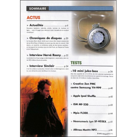 MP3 MAGAZINE |Premier Numéro