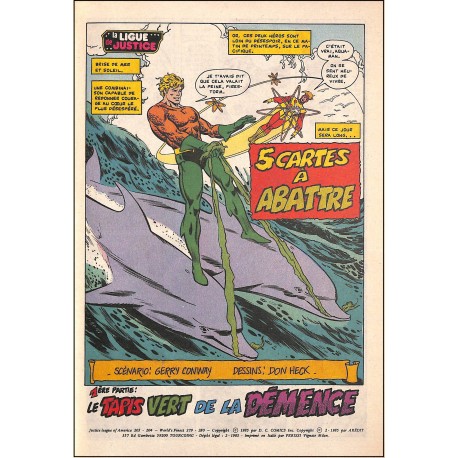 LA LIGUE DE JUSTICE |Premier Numéro