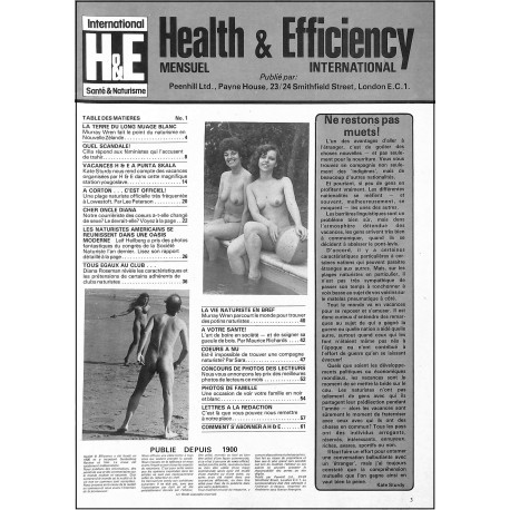 INTERNATIONAL H&E |Premier Numéro