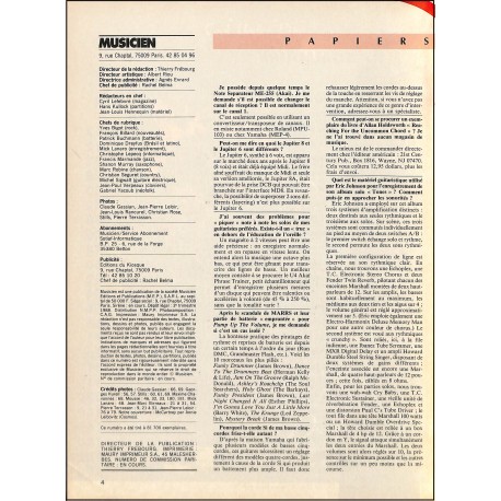 MUSICIEN |Premier Numéro