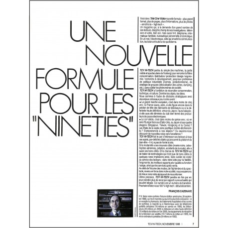 TELE CINE VIDEO HI-TECH |Premier Numéro