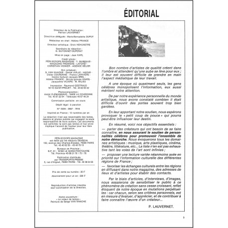 PERI SCOOPS MAGAZINE |Premier Numéro