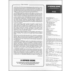 LA DERNIERE GUERRE |Premier Numéro 2