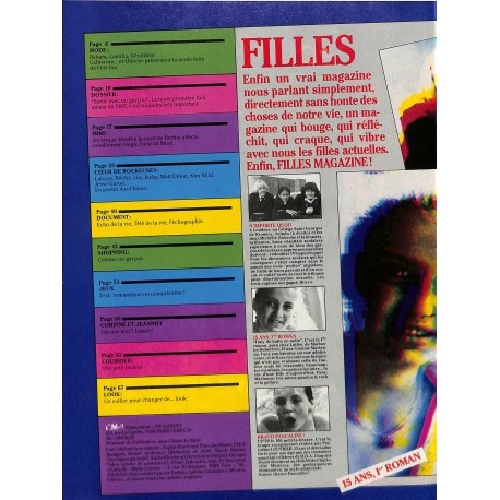 FILLES MAGAZINE |Premier Numéro