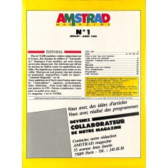 AMSTRAD MAGAZINE |Premier Numéro 2