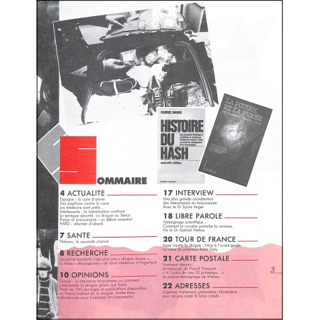 DROG'STOP |Premier Numéro