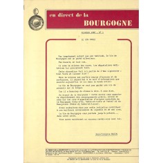 EN DIRECT DE LA BOURGOGNE |Premier Numéro