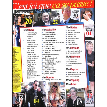 MAXI STARS MAGAZINE |Premier Numéro