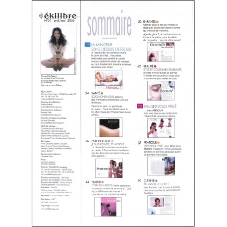 ÉKILIBRE MAGAZINE |Premier Numéro