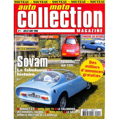 AUTO MOTO collection magazine |Premier Numéro