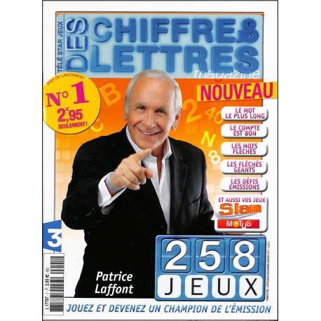CHIFFRE & DES LETTRES magazine |Premier Numéro