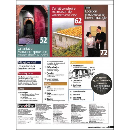 LA VIE IMMOBILIÈRE |Premier Numéro