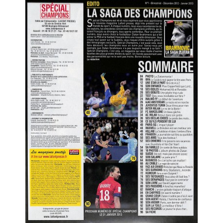 SPÉCIAL CHAMPIONS |Premier Numéro
