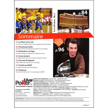 LIVE POKER |Premier Numéro