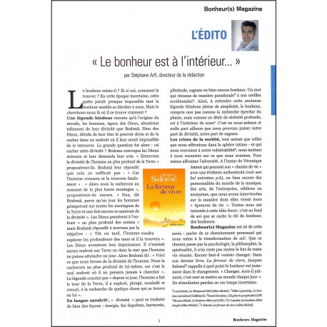 BONHEUR(S) magazine |Premier Numéro