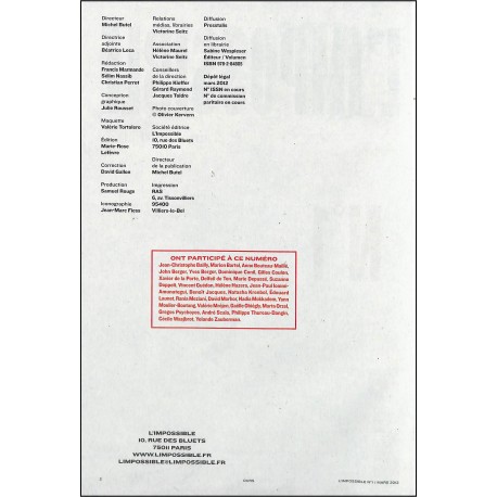 L'impossible |Premier Numéro