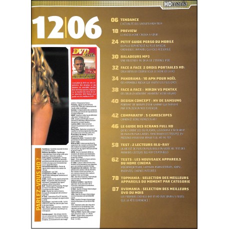 LE MAGAZINE DE LA HIGH-TECH HD MANIA |Premier Numéro