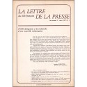 LA LETTRE DU CLUB FRANÇAIS DE LA PRESSE |Premier Numéro
