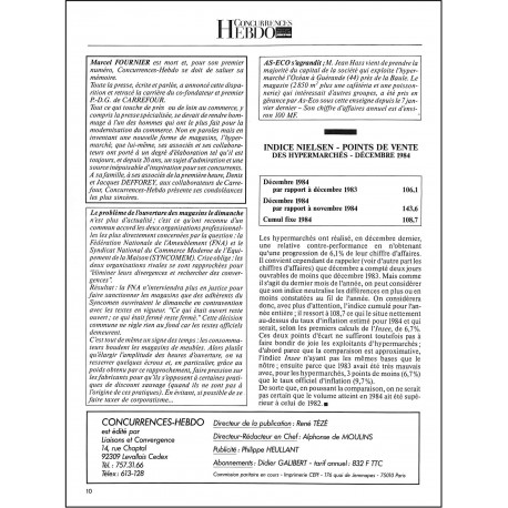 CONCURRENCES HEBDO |Premier Numéro