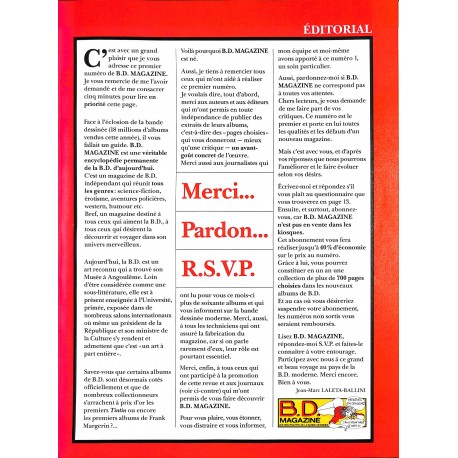 B.D. MAGAZINE |Premier Numéro