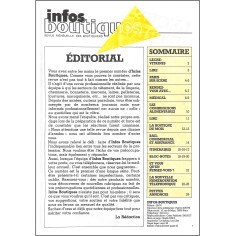 INFOS BOUTIQUES |Premier Numéro 2