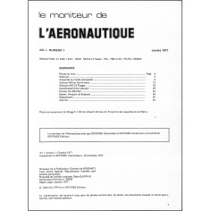 LE MONITEUR DE L'AERONAUTIQUE |Premier Numéro 2
