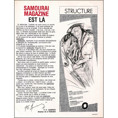 SAMOURAÏ MAGAZINE |Premier Numéro