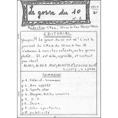 LE GOSSE DU 10 |Premier Numéro