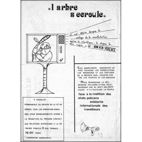 L'ARBRE S'ÉCROULE |Premier Numéro