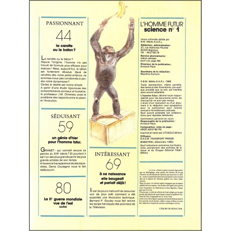 L'HOMME FUTUR |Premier Numéro