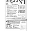 SPECTACLE INFOS |Premier Numéro
