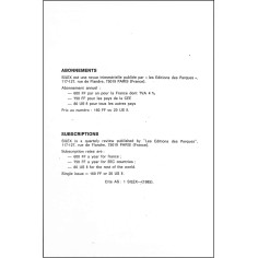 SILEX |Premier Numéro 2
