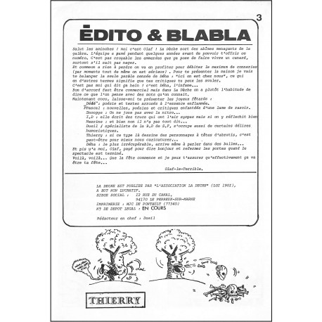 LA DÈCHE |Premier Numéro