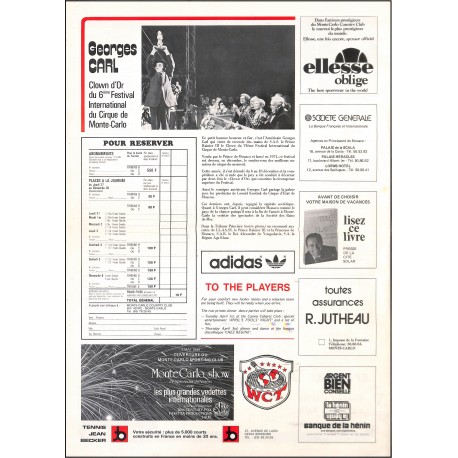 MONTE CARLO'80 |Premier Numéro