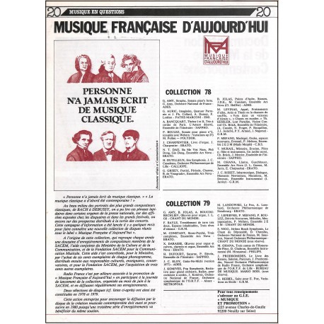 MUSIQUE EN QUESTIONS |Premier Numéro