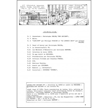 UBU |Premier Numéro