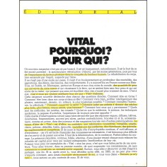 VITAL |Premier Numéro 2