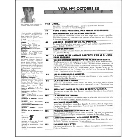 VITAL |Premier Numéro