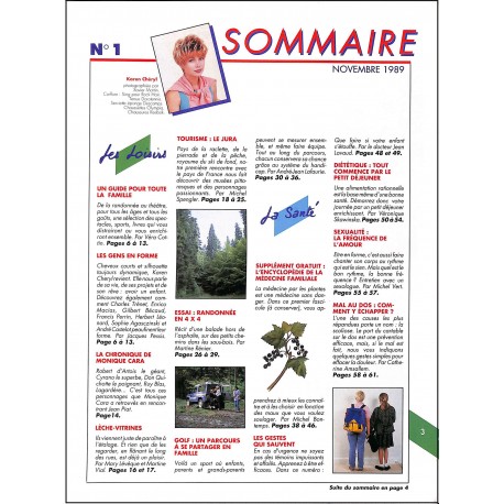 BONJOUR LA FORME |Premier Numéro