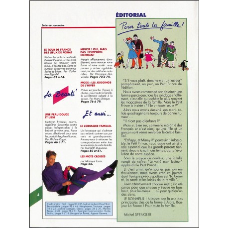 BONJOUR LA FORME |Premier Numéro