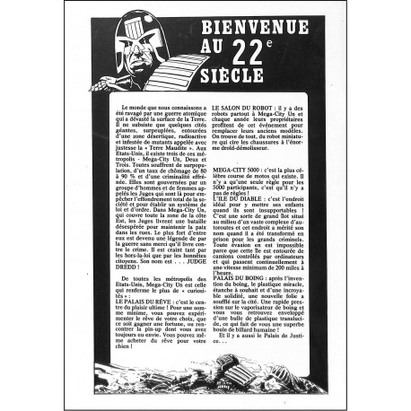 JUDGE DREDD |Premier Numéro