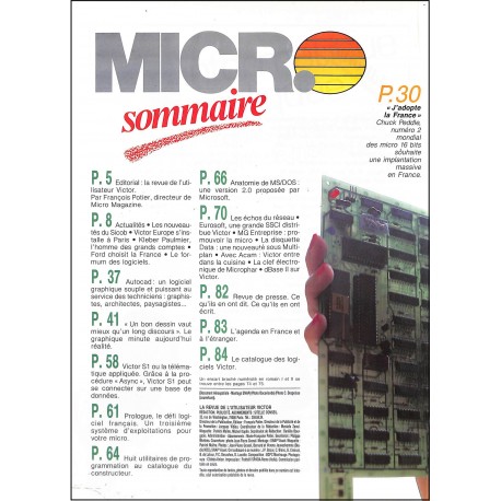 MICRO MAGAZINE |Premier Numéro